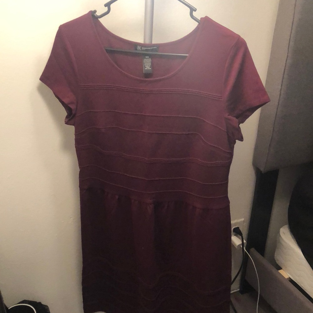 INC Burgundy dress